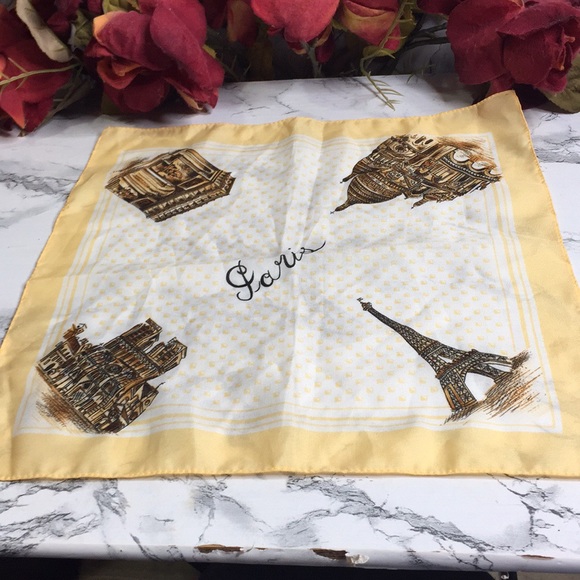 Vintage Light Tan Soft Leather Crossbody Bag with Parisian Souvenir Hand… - Picture 10 of 12